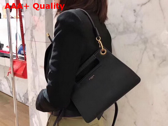 Givenchy Medium Whip Bag in Black Smooth Leather Replica