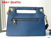 Givenchy Medium Whip Bag in Blue Smooth Leather Replica