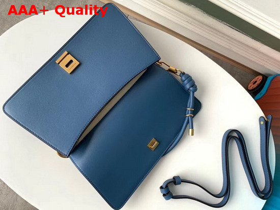 Givenchy Medium Whip Bag in Blue Smooth Leather Replica