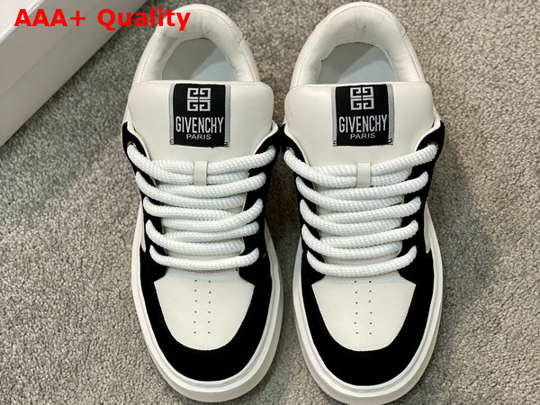 Givenchy Men Sneakers in Black Suede Leather and White Calfskin Leather Replica