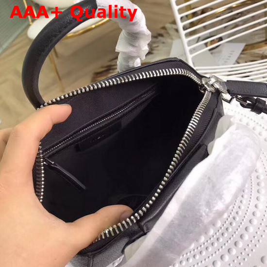 Givenchy Mini Antigona Bag in Black Grained Leather Replica