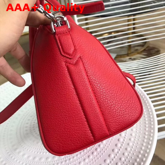 Givenchy Mini Antigona Bag in Red Grained Leather Replica