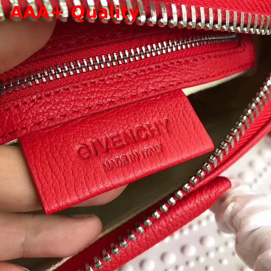 Givenchy Mini Antigona Bag in Red Grained Leather Replica