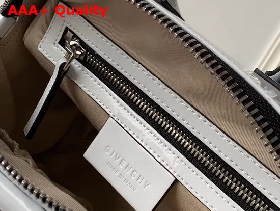 Givenchy Mini Antigona Bag in White Patent Leather Replica