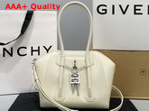 Givenchy Mini Antigona Lock Bag in Box Leather Ivory Replica