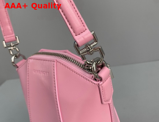 Givenchy Mini Antigona Vertical Bag in Pink Box Leather Replica