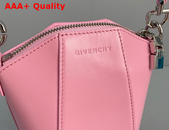 Givenchy Mini Antigona Vertical Bag in Pink Box Leather Replica