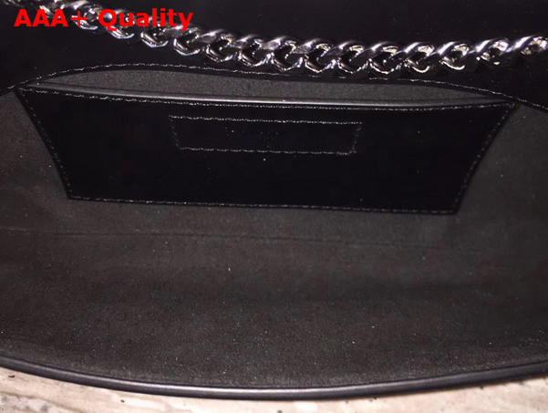 Givenchy Mini Chain Infinity Bag in Shiny Smooth Black Leather Replica