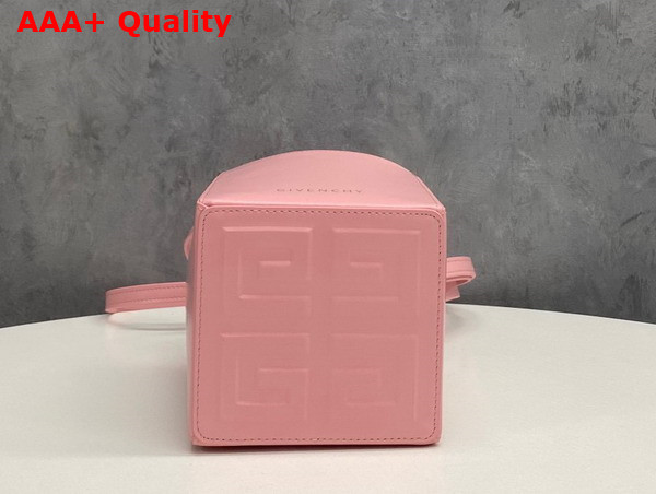 Givenchy Mini Cut Out Bucket Bag in Light Pink Box Leather Replica