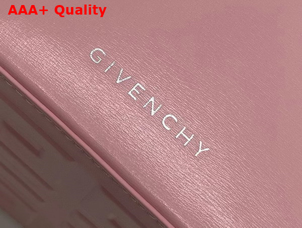 Givenchy Mini Cut Out Bucket Bag in Light Pink Box Leather Replica