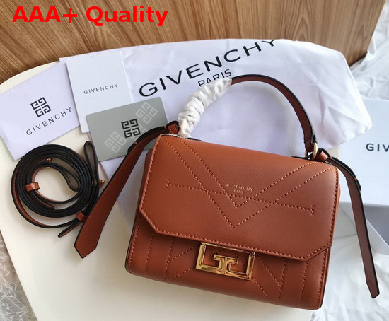 Givenchy Mini Eden Bag in Brown Smooth Leather Replica