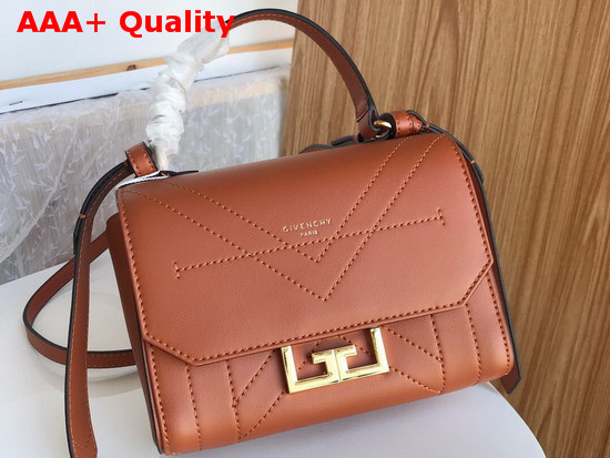 Givenchy Mini Eden Bag in Brown Smooth Leather Replica