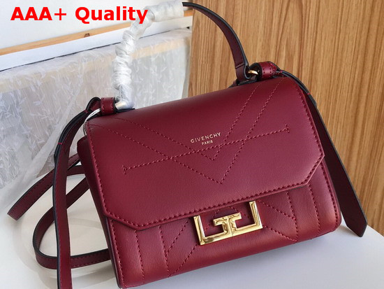 Givenchy Mini Eden Bag in Red Smooth Leather Replica