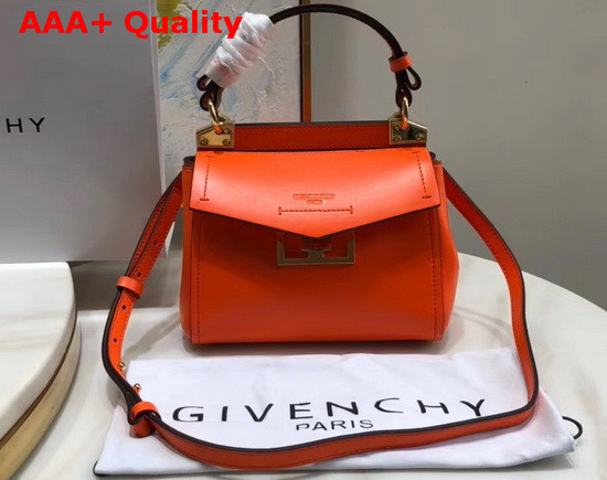 Givenchy Mini Mystic Bag in Soft Mandarin Leather with Double G Magnetic Closure Replica