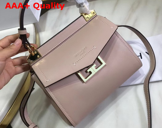 Givenchy Mini Mystic Bag in Soft Pale Pink Leather with Double G Magnetic Closure Replica