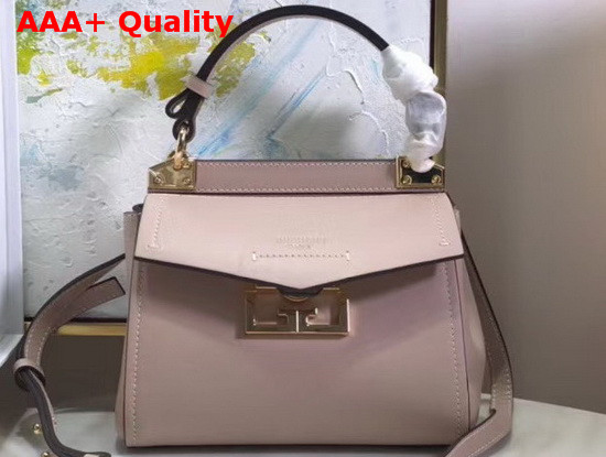 Givenchy Mini Mystic Bag in Soft Pale Pink Leather with Double G Magnetic Closure Replica