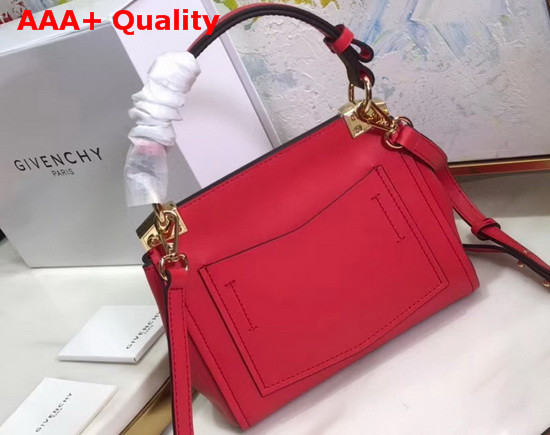 Givenchy Mini Mystic Bag in Soft Red Leather with Double G Magnetic Closure Replica