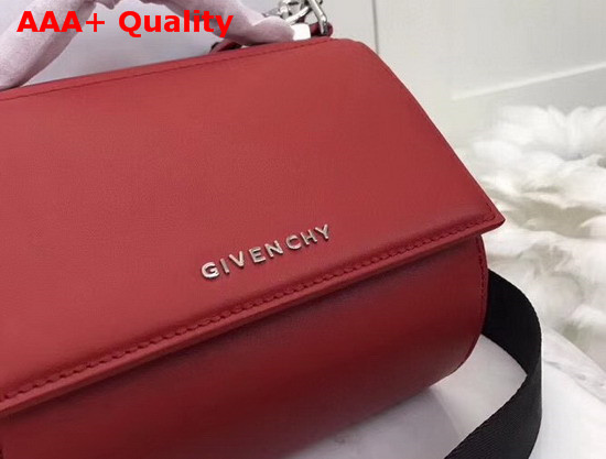 Givenchy Mini Pandora Box Bag in Red Calfskin Leather Replica