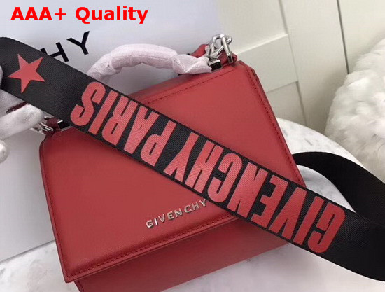 Givenchy Mini Pandora Box Bag in Red Calfskin Leather Replica