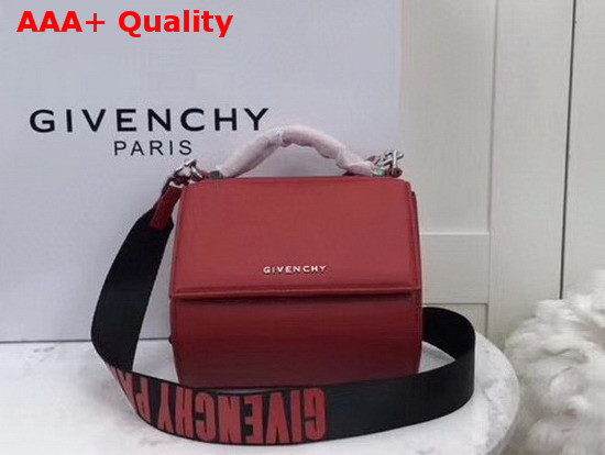 Givenchy Mini Pandora Box Bag in Red Calfskin Leather Replica