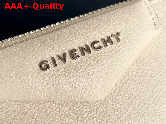 Givenchy Nano Antigona Bag in Beige Varnished Leather Replica