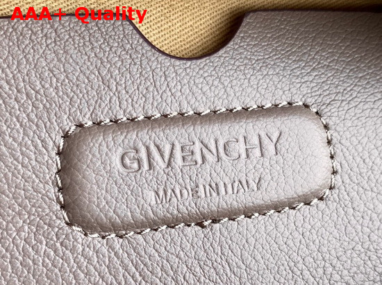 Givenchy Nano Antigona Bag in Grey Varnished Leather Replica