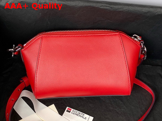 Givenchy Nano Antigona Bag in Red Varnished Leather Replica