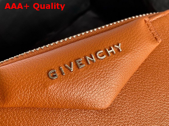 Givenchy Nano Antigona Bag in Tan Varnished Leather Replica