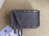 Givenchy Pandora Wristlet Pouch Grey Goatskin for Sale