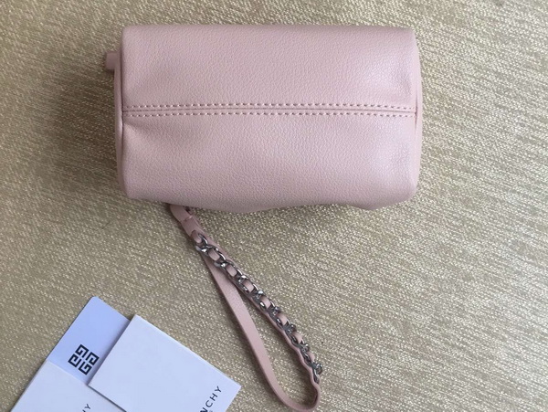 Givenchy Pandora Wristlet Pouch Pink Goatskin On for Sale