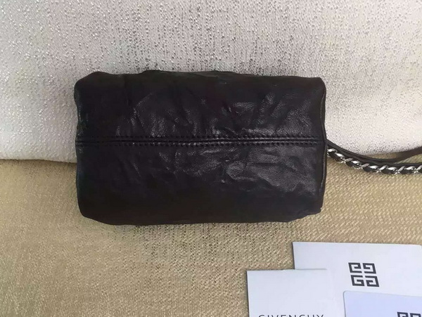 Givenchy Pandora Wristlet Pouch in Black Washed Leather for Sale