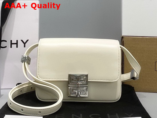 Givenchy Small 4G Bag in Ivory Box Leather Replica