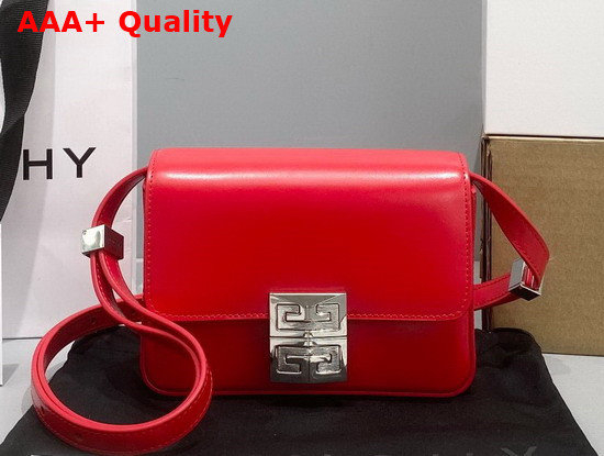 Givenchy Small 4G Bag in Red Box Leather Replica