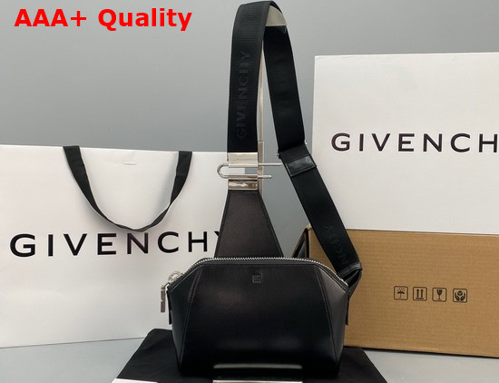 Givenchy Small Antigona Crossbody Bag in Black Box Leather Replica