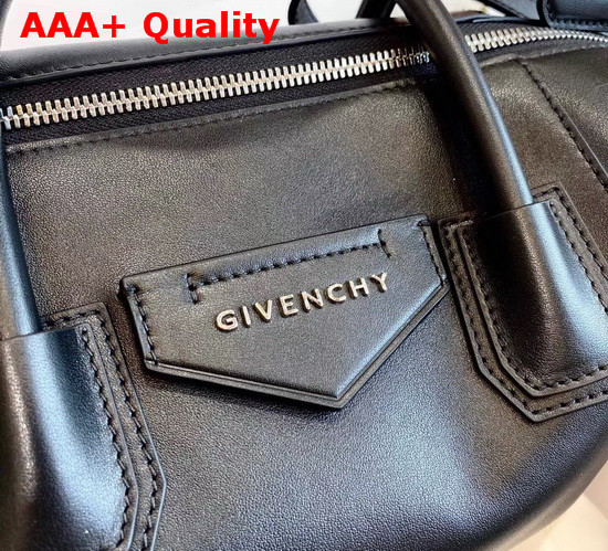 Givenchy Small Antigona Soft Bag in Black Smooth Leather Replica