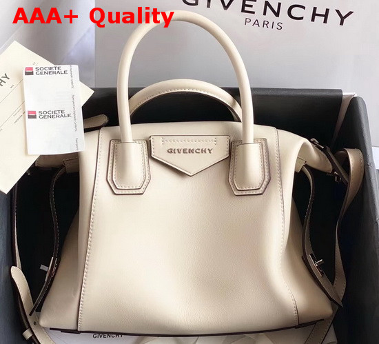 Givenchy Small Antigona Soft Bag in Dune Beige Smooth Leather Replica