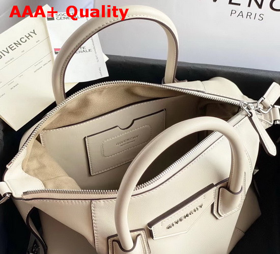 Givenchy Small Antigona Soft Bag in Dune Beige Smooth Leather Replica