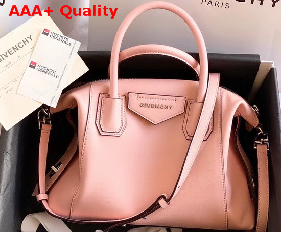 Givenchy Small Antigona Soft Bag in Pink Smooth Leather Replica