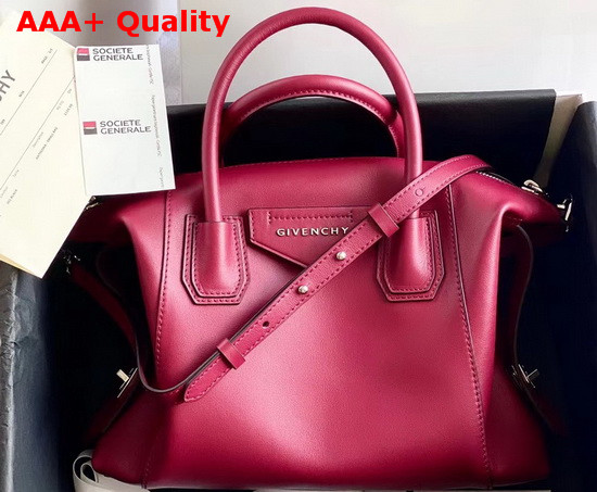 Givenchy Small Antigona Soft Bag in Rose Smooth Leather Replica