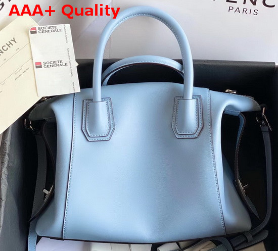 Givenchy Small Antigona Soft Bag in Sky Blue Smooth Leather Replica