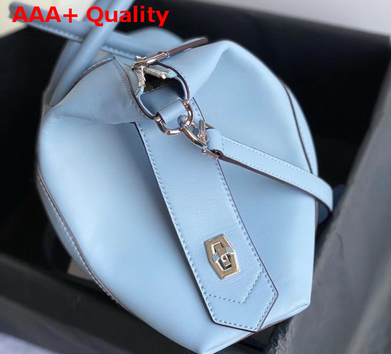 Givenchy Small Antigona Soft Bag in Sky Blue Smooth Leather Replica