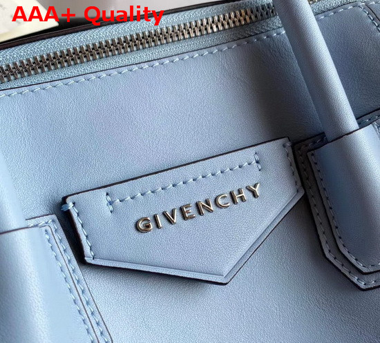 Givenchy Small Antigona Soft Bag in Sky Blue Smooth Leather Replica