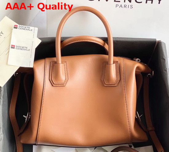 Givenchy Small Antigona Soft Bag in Tan Smooth Leather Replica