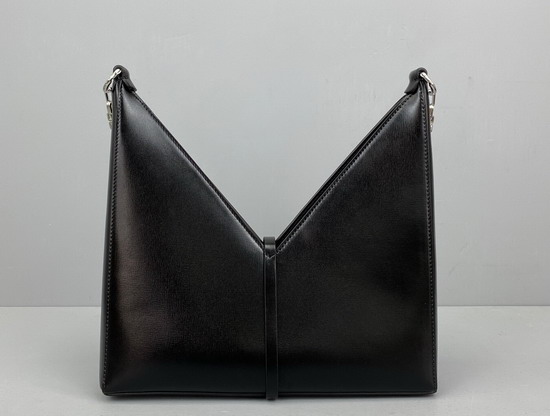 Givenchy Small Cut Out Bag in Box Leather with Chain Black Replica