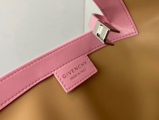 Givenchy Small Cut Out Bag in Box Leather with Chain Pink Replica