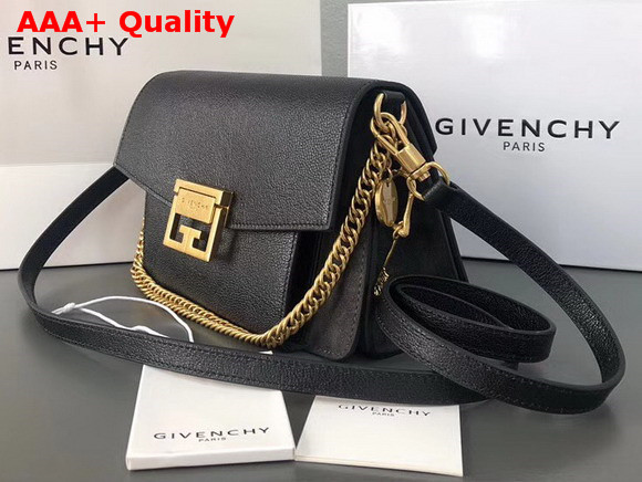 Givenchy Small GV3 Bag in Black Leather and Suede Replica