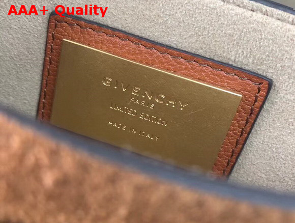 Givenchy Small GV3 Bag in Leather and Suede Chestnut Replica