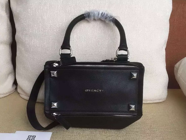 Givenchy Small Pandora Bag in Black Goatskin with Metal Studs for Sale