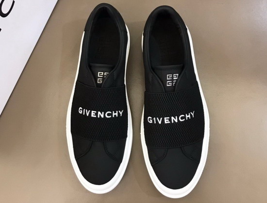 Givenchy Sneakers City Sport in Leather with Givenchy Webbing Black Replica