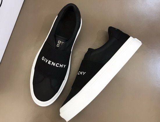 Givenchy Sneakers City Sport in Leather with Givenchy Webbing Black Replica